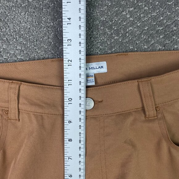 Peter Millar EB66 Pants Men's 36 x 30 Brown Classic Fit Chino Stretch golf - Picture 12 of 15